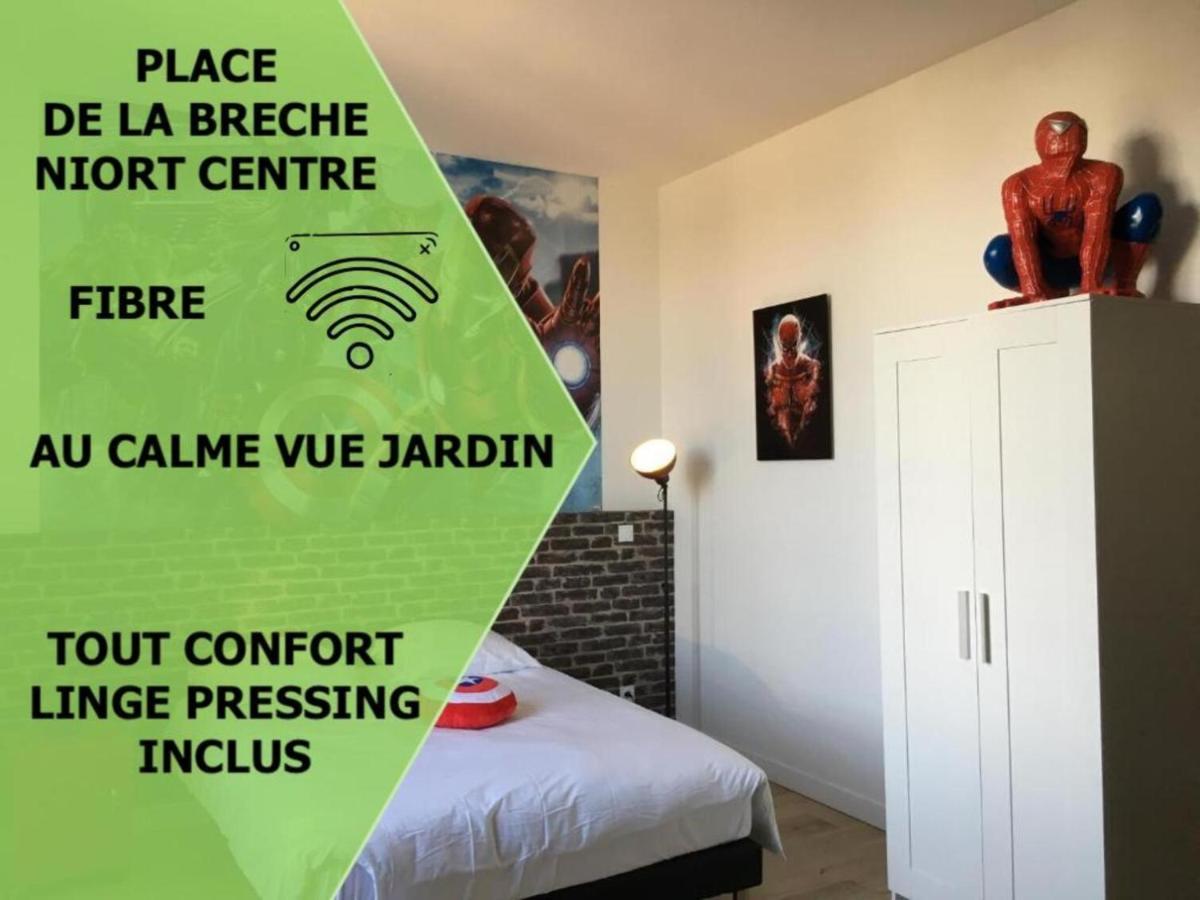 Le Marvel Centre La Breche Wifi Vue Jardin Lägenhet Niort Exteriör bild